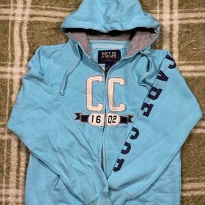 Soft-as-a-grape Women's Blue Hoodie